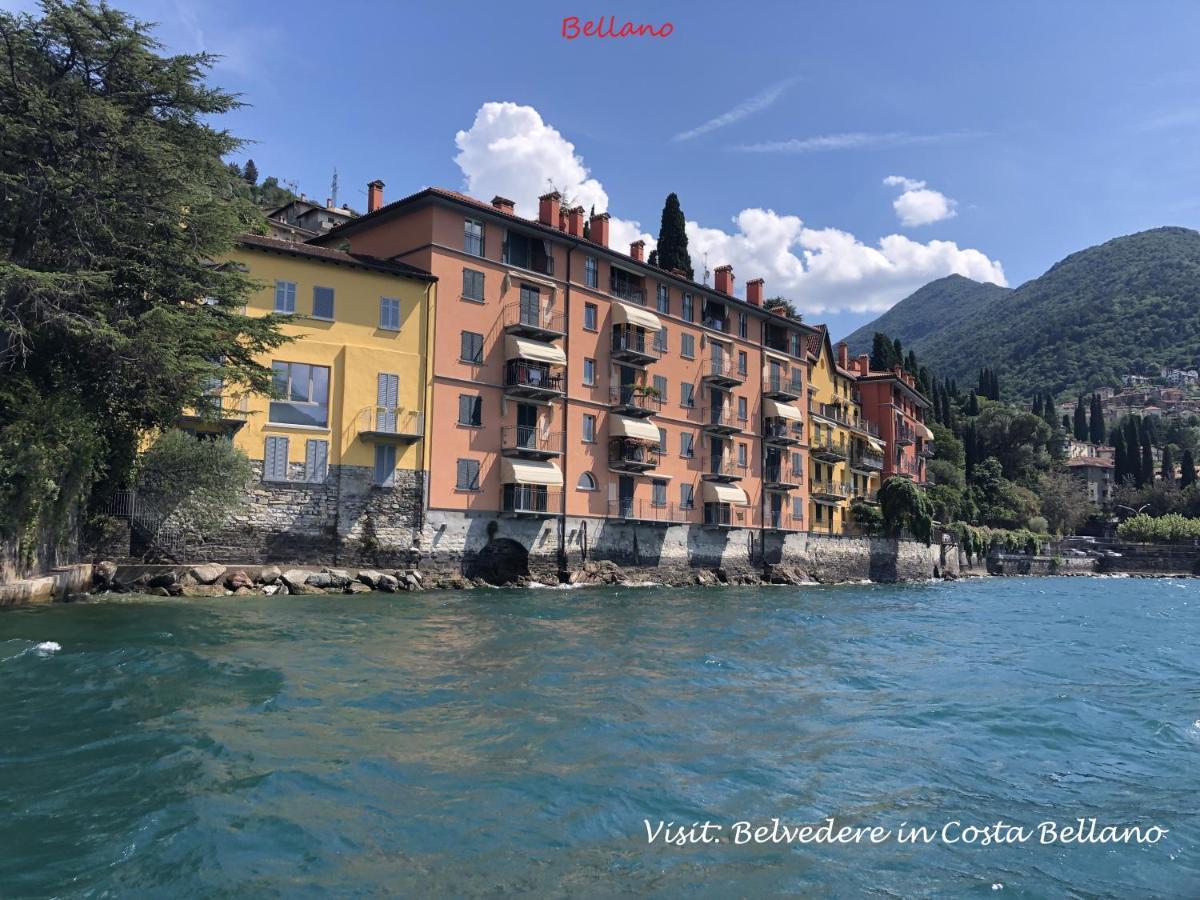 Belvedere In Costa - Lake View Bellano Kültér fotó